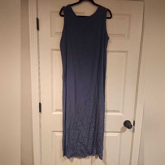 Donna Jessica vintage blue sleeveless maxi dress - Picture 5 of 5